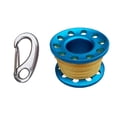 thumbnail image 1 of jinwen Aluminum Scuba Diving Finger Spool Reel+10m Line+ Link Blue, 1 of 9