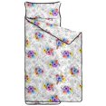 thumbnail image 2 of Pioneer Flower Floral Print Pattern Toddler Nap Mat for Teens Preschool Daycare, Teens Sleeping Mat Bag, Toddler Sleeping Bag with Pillow, 2 of 6