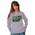 thumbnail image 3 of Saint Paddys Lucky Betty Boop Cartoon Women Crewneck Sweatshirt Brisco Brands X, 3 of 6