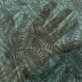 thumbnail image 3 of Palm Leaf Tulle Curtains with Rod Pocket, Watercolor Tropical Jungle Leaves Pattern Fresh Rainforest Hawaii Summer, Sheer Drape for Wedding Party 2 Panels, 7 Sizes, Dark Green Black, by Ambesonne, 3 of 3