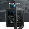 KUPPET 19 Bottles Wine Cooler, Compressor Freestanding Chiller
