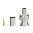 thumbnail image 1 of BNC Male Crimp Connector for RG6 - 3 Piece, 1 of 1