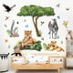 thumbnail image 1 of Adhesivos de Pared Supzone Animales de Safari en la Jungla para Cuarto de Niños en Vinilo, 1 of 6