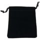 thumbnail image 1 of 5 bolsas de terciopelo para joyería con cordón, color negro, de 8,9 x 7 cm, para envolver regalos, regalos de boda, dulces y mucho más., 1 of 3
