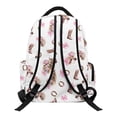thumbnail image 2 of Pzuqiu Pink Horse Bow School Backpacks 17 Inch Large Capacity Kids Teenagers Schoolbags Bookbags Casual Travel Daypack with Front Zipper Breathable Teen Girls Backpack, 2 of 7