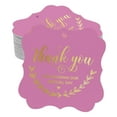 thumbnail image 1 of Inkdotpot Pack Of 50 Thank You For Sharing Our Special Day Bridal Shower-Baby Shower-Retirement-Wedding-Birthday Paper Tags DIY Craft Bracket Shape Real Gold Foil Hang Tags, 1 of 7