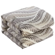 Nanshing Caspa 7 Piece Chic Leaf Design Comforter Set Queen