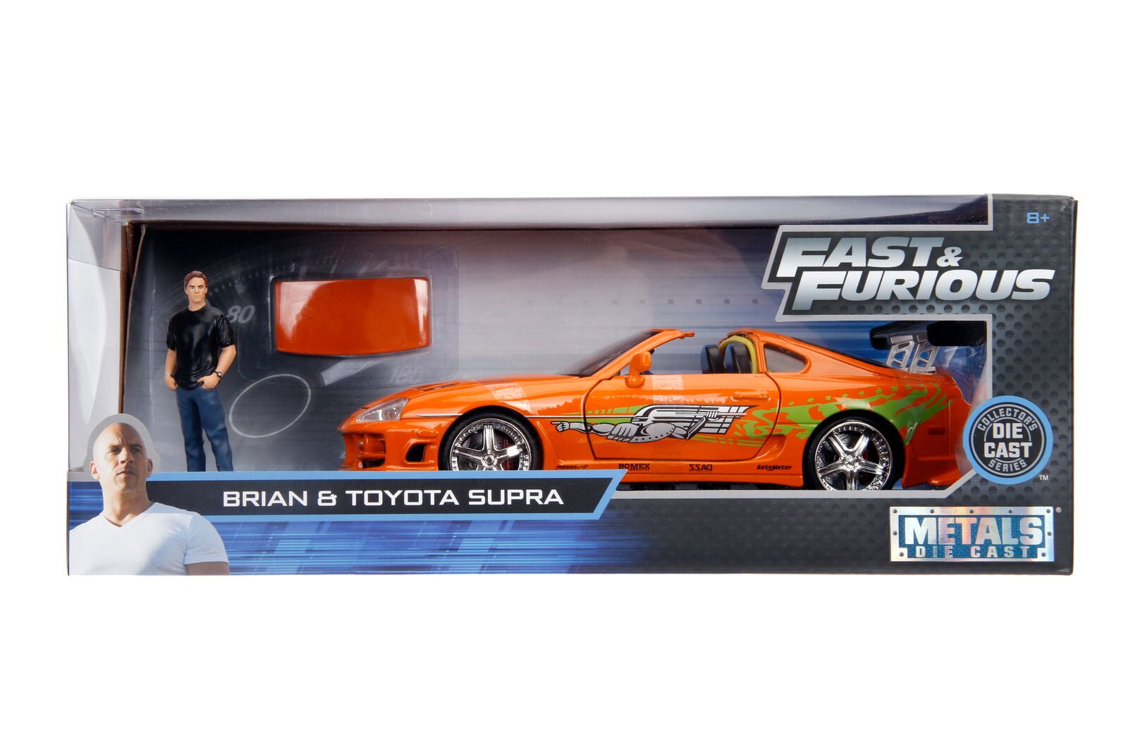 Modellino auto film movie Jada Toys 1:24 BRIAN TOYOTA SUPRA FAST