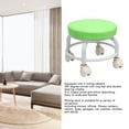 thumbnail image 3 of Tabouret Roulant, Tabouret de Salon avec Roues Vert Faible Bruit Ergonomique pour Bureau, 3 of 7