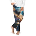 thumbnail image 2 of Yiaed Colorful Planet Universe Print Teenagers' Lounge Pants, Loose PJ Bottoms, Long Pajama Pants for Men-Medium, 2 of 6