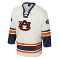 thumbnail image 2 of Men's Colosseum Cream Auburn Tigers Puck Proud Fashion Hockey Jersey, 2 of 3