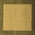 thumbnail image 1 of Ahgly Company Indoor Square Abstract Brown Modern Area Rugs, 7' Square, 1 of 4