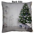 thumbnail image 2 of PKQWTM Room Christmas Decorations Reversible Mermaid Cushion Cover Home Decor Sequin Pillow Case Size 18x18 inches, 2 of 2