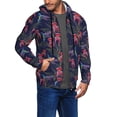 thumbnail image 3 of Zip Up Hoodies for Men - Flowers And Humming Bird Long Sleeve Comfrt Men'S Fashion Hoodies & Sweatshirts, Jackets for Men Hoodies Pullover Clothing Clothes with Pouch, 3 of 5