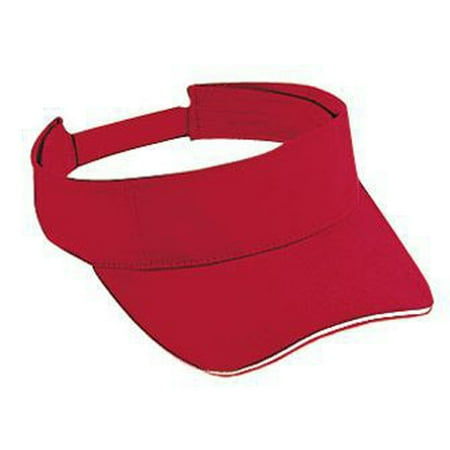 - Otto Cap Superior Brushed Cotton Twill Sandwich Visor Sun Visors - Hat / Cap for Summer, Sports, Picnic, Casual wear and Reunion etc