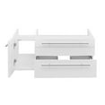thumbnail image 3 of Fresca Lucera 36" White Wall Hung Vessel Sink Modern Bathroom Cabinet - Right Version, 3 of 4