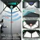 thumbnail image 2 of Lámpara solar para exteriores, paquete de 4, 100 LED, luz solar para exteriores con sensor de movimiento, 270°, 3 modos, iluminación solar impermeable para exteriores para jardín, terraza, garaje, 2 of 5