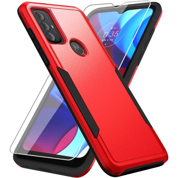 MYKOMI for Moto G Play 2023 Case,Moto G Pure Phone Case,Moto G Power 2022 Case with Screen Protector, Heavy-Duty Tough Rugged Shockproof Protective Case for Motorola Moto G Play 2023