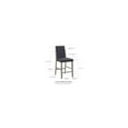 thumbnail image 3 of Room Designs Set of 2 Counter Height Chairs Black/Silver-Grey Contemporary Square, 3 of 3