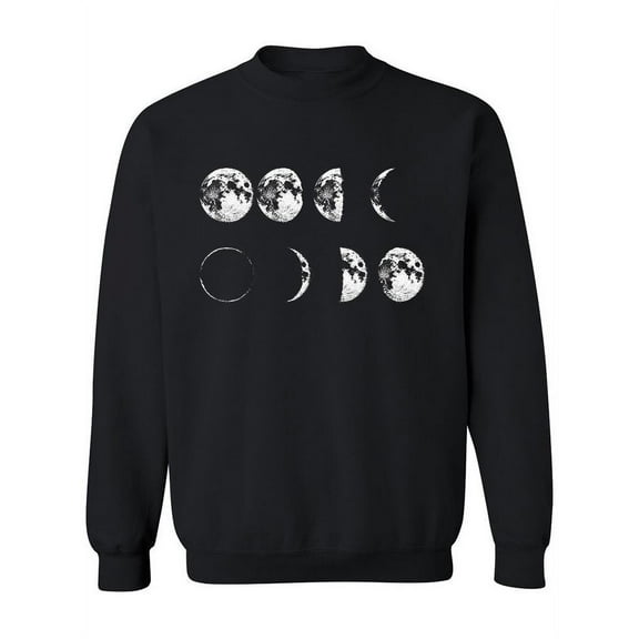 Ordered Phases Of The Moon Sweatshirt Women -Image by Shutterstock, Female 5X-Large