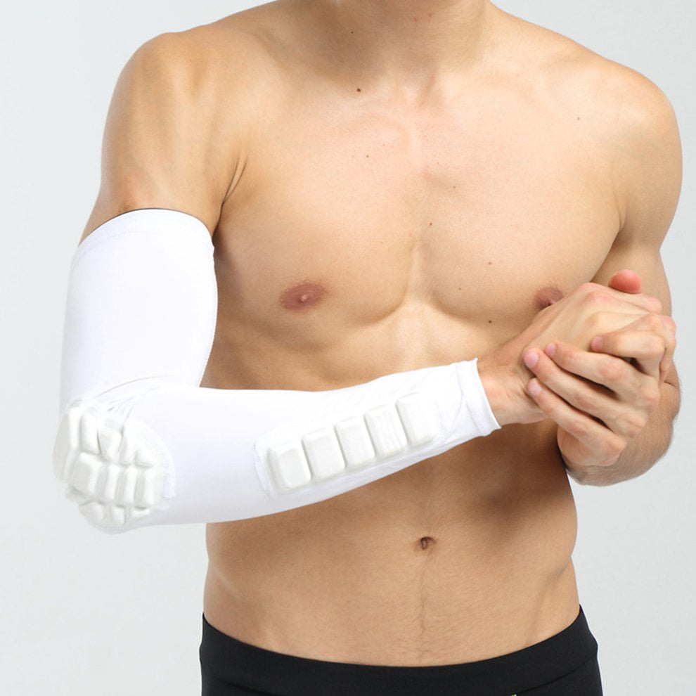 Arm Sleeves Pressure Elbow Cover Pad Crashproof Sports Stretch Protective Gear 