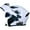 White, variant on Bluetooth Motorcycle Helmet Full Face Open Face DOT Motorcycle Helmets, Lightweight Modular Helmet with Dual Visor, Built-in Dual Speaker Microphone, for Adult Men Women