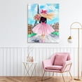 thumbnail image 2 of Stupell Industries Parisian Fashionista & Bouquet Canvas Wall Art design by Jess Stempel, 30 x 24, 2 of 7