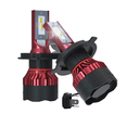 thumbnail image 1 of Kit De Faros Delanteros Led H4 Luz Alta Y Baja 70w Rojos, 1 of 5