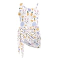 thumbnail image 7 of SEANATIVE Girls One Piece Swimsuits with Mesh Coverups Kid Teen Bathing Suit 2 PCS Swimwear Back Cutout Beachwear for Travel Beach Swimming Pools, Size 13-14, Rabbit Floral Easter Eggs White, 7 of 7