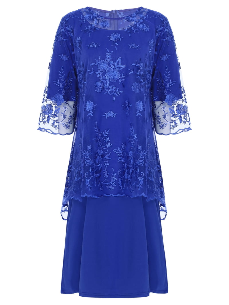 plus size women royal blue dresses for wedding Berenice Plus Size Evening Gown in Royal Blue