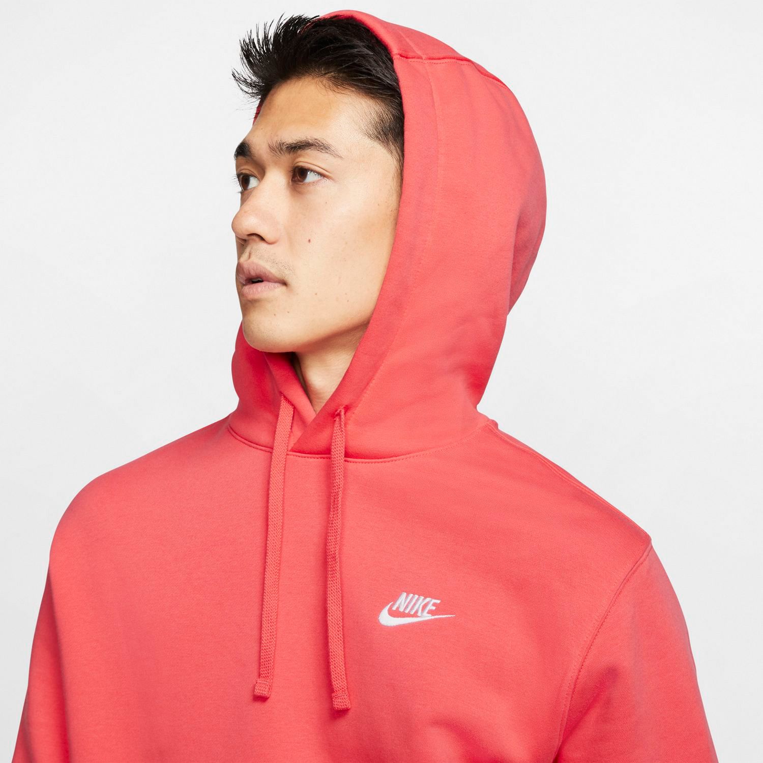 Men s Nike Sportswear Club Fleece Pullover Hoodie Color Dark Gray Heather Size XS Walmart