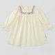 thumbnail image 2 of Odeerbi 2-8 Años Niñas Princesas Florales Vestido Retro Vintage Algodón Vestido Infantil Cuello Redondo Bordado Manga Larga, 2 of 9