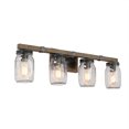 thumbnail image 2 of LNC Farmhouse Wall Sconce with Mason Jar Glass Shade,4-Light Bathroom Vanity Light, 2 of 10