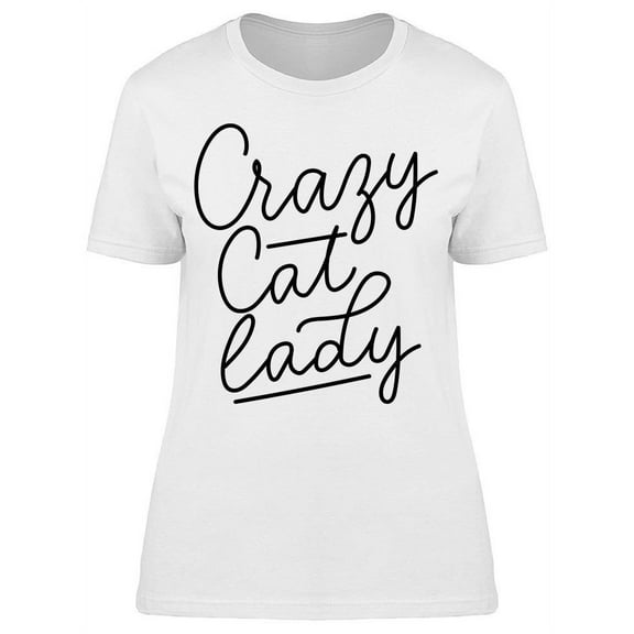 Crazy Cat Lady T-Shirt Women -Image by Shutterstock, Female XX-Large