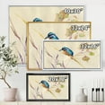 thumbnail image 4 of Common Kingfisher Bird On Branch 40 in x 30 in Framed Painting Canvas Art Print, by Designart, 4 of 5