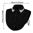 thumbnail image 2 of Plaid Rhinestone Detachable Collar for Parties and Events Sparkling Pearl Clip-On Necklace Accessory for Festive and Use, 2 of 5