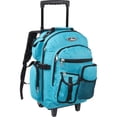thumbnail image 1 of Everest 5045WH-TURQ Deluxe Wheeled Backpack - Turquoise, 1 of 8