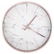 thumbnail image 2 of Reloj de pared de oficina, reloj de pared moderno con patrón de mármol, reloj de pared moderno, artesanía excepcional, 2 of 9