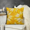 thumbnail image 2 of SHANXI  Spring Pillow Cover Watercolor Daisy Decorations Seasonal Farmhouse Summer Pillow Case Decor for Sofa Couch 12x12in, 2 of 5