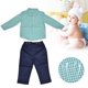 thumbnail image 5 of Conjunto de traje de bebé para niños trajes de caballero para bebés y niños Amigable con la piel Cómodo Transpirable para la primavera Otoño para la fiesta de cumpleaños Higoodz Otros, 5 of 8