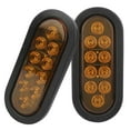 thumbnail image 2 of Led Lamp 2pcs 10LED Side Marker Light 6in Oval IP67 Waterproof Tail Lamp  Mounted For Truck Trailer, 2 of 8