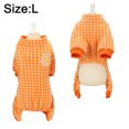 thumbnail image 2 of Dog Home Breathable and Comfortable Clothing Pet Plaid Clothes Pet Clothes Pet Four Feet Warm Clothes, 2 of 6