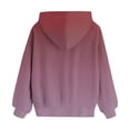 thumbnail image 5 of Ulanda Girls Casual Long Sleeve Hoodies Cute Oversized with Pocket Sweatshirt Tops (Purple, 11-12 Years）, 5 of 6