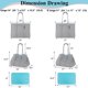 thumbnail image 2 of Bolso de Playa Tote QOGiR Neopreno Multipropósito Gris Plateado Grande, 2 of 8