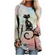 thumbnail image 1 of Blusa de manga larga con cuello redondo para mujer Pompotops  gfhjh19452, 1 of 5