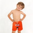 thumbnail image 6 of LIBRCLO Kids Swim Trunks Boys Quick Dry Shorts Boys Swim Trunks Fashion Prints Bathing Suits Summer Hawaiian Kids Beach Swimming Shorts Size 10-11Years Red, 6 of 7