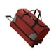 thumbnail image 5 of Bolsa de lona con ruedas y gran capacidad para viajes, para mujeres y hombres Rojo, 5 of 9