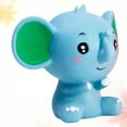 thumbnail image 6 of OUNONA Elephant Shaped Money Bank Perfect for Storing Coins and Bills Soft Plastic Blue Great Birthday, 6 of 8