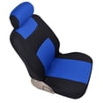 thumbnail image 3 of TIANLAIMEI UltraComfort Black&Blue, Polyester, Breathable, Front Rear Seat Covers, 5 Pieces, 3 of 12