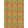 thumbnail image 1 of Ahgly Company Indoor Rectangle Patterned Mahogany Brown Abstract Area Rugs, 5' x 8', 1 of 6
